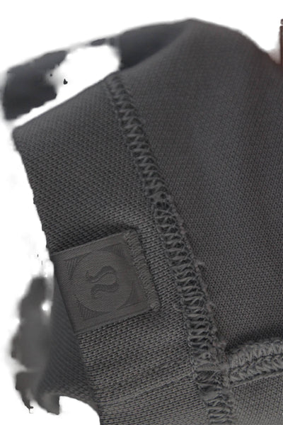 Lululemon Mens Short Sleeve Collared Boxy Polo Shirt Blue Cotton Size XL