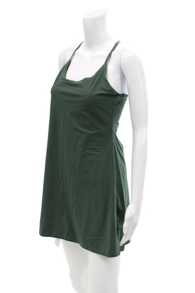 Outdoor Voices Womens Sleeveless A Line Skort Dress Green Size Small