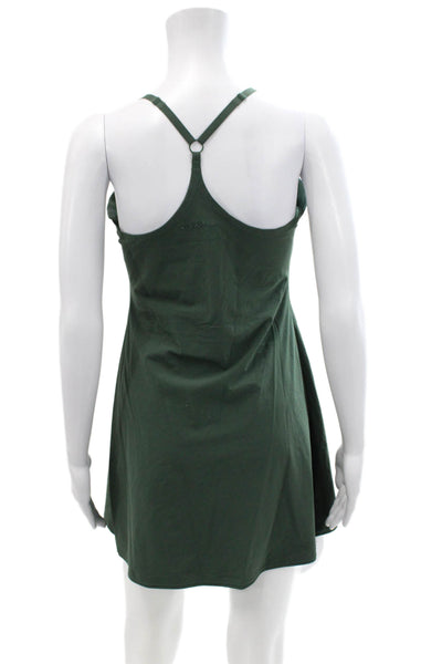 Outdoor Voices Womens Sleeveless A Line Skort Dress Green Size Small