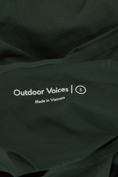 Outdoor Voices Womens Sleeveless A Line Skort Dress Green Size Small