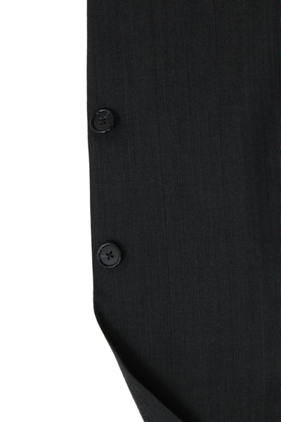 Hart Schaffner Marx Mens Striped Wide Lapel Blazer Gray Wool Size 48 Regular