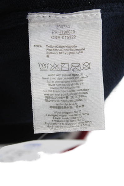 Boss Hugo Boss Childrens Boys Long Sleeves Sweater Grey Navy Blue Size 2T