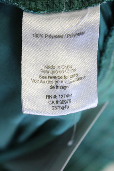 Heartloom Womens Sleeveless Smocked Tank Top Jade Green Size Small