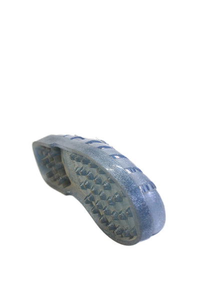 Mini Melissa Girls Buckled Jelly Possession Fisherman Sandals Blue Size 13