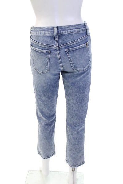 Joes Womens Mid Rise Fairway Destruct The Lara Jeans Blue Cotton Size 26