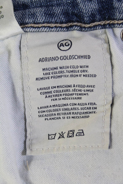 AG Adriano Goldschmied Womens Legging Ankle Jeans Blue Cotton Size 26
