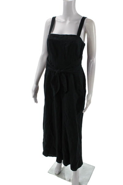 Unsubscribed Womens Sleeveless Bow Detail Jumpsuit Solid Black Size 6