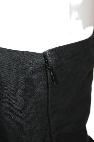 Unsubscribed Womens Sleeveless Bow Detail Jumpsuit Solid Black Size 6