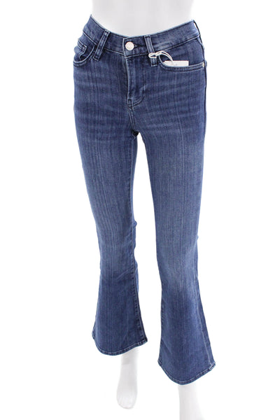Frame Womens Le Pixie High Flare Dark Wash Flared High Rise Jeans Blue Size 23
