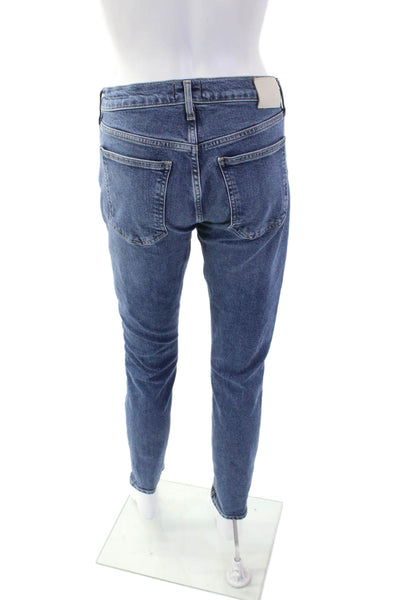 Citizens of Humanity Womens Cotton Racer Straight Leg Jeans Blue Size 25