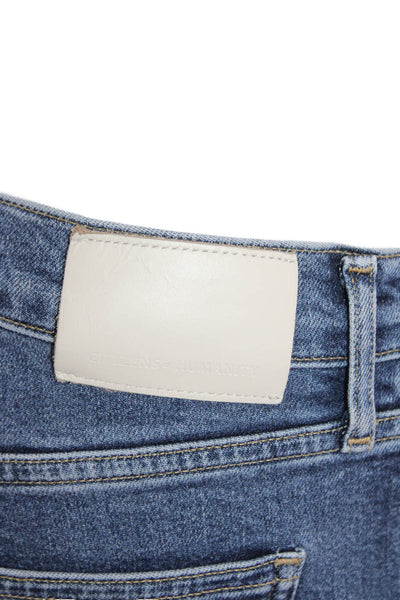 Citizens of Humanity Womens Cotton Racer Straight Leg Jeans Blue Size 25