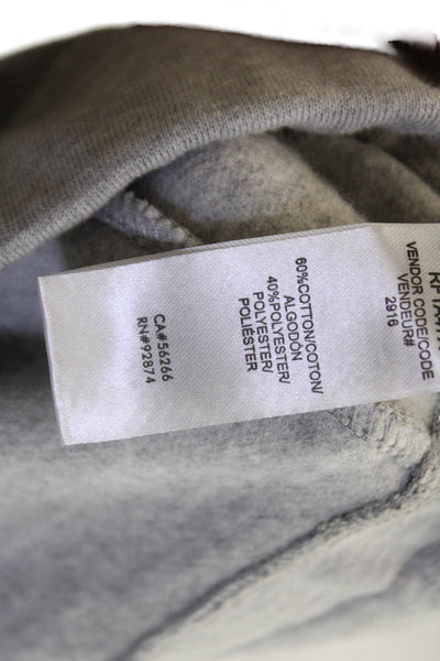 Splendid Womens Stretch Mid-Rise Cropped Lounge Pants Solid Gray Size M