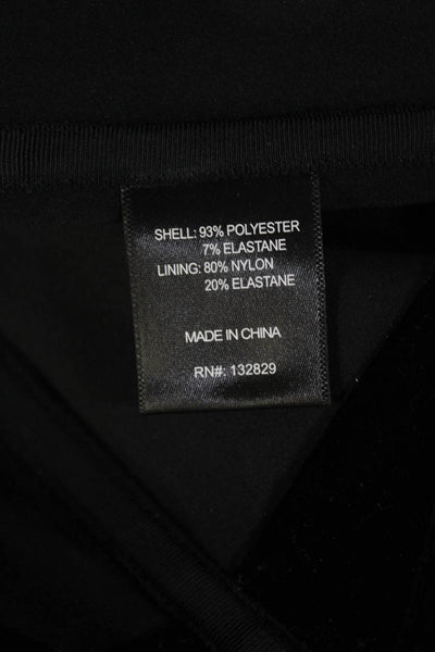 House of Harlow 1960 Womens Velour Halter Neck Sleeveless Blouse Black Size Smal