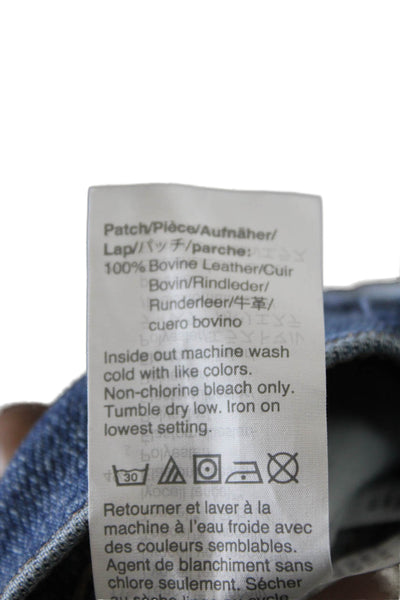 Madewell Womens Zipper Fly High Rise Medium Wash Skinny Jeans Blue Size 23