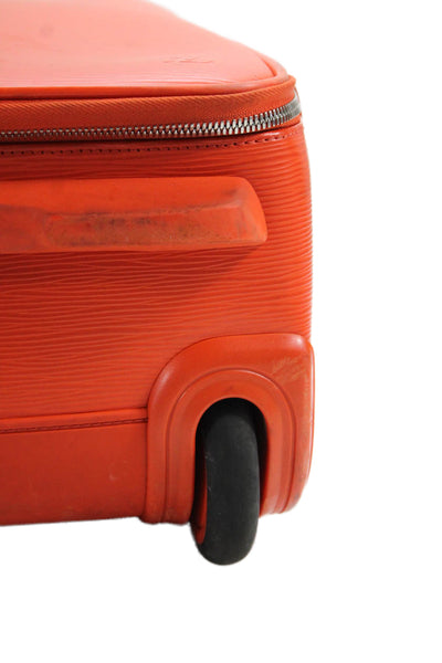 Louis Vuitton Unisex Pegase 50 Zipper Closure Solid Rolling Suitcase Orange