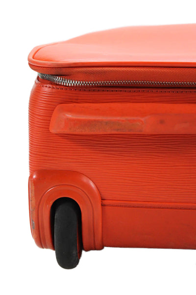 Louis Vuitton Unisex Pegase 50 Zipper Closure Solid Rolling Suitcase Orange
