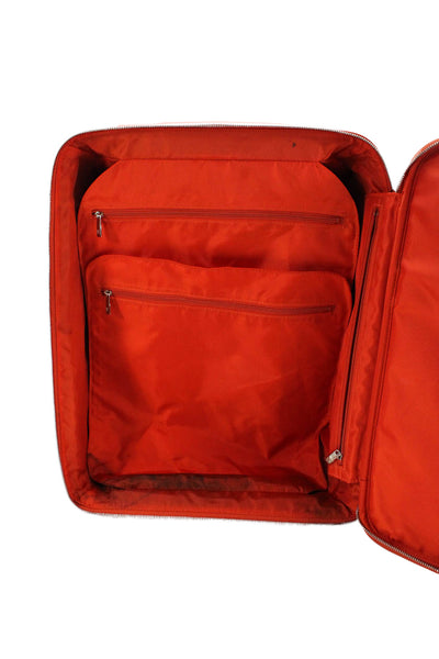 Louis Vuitton Unisex Pegase 50 Zipper Closure Solid Rolling Suitcase Orange