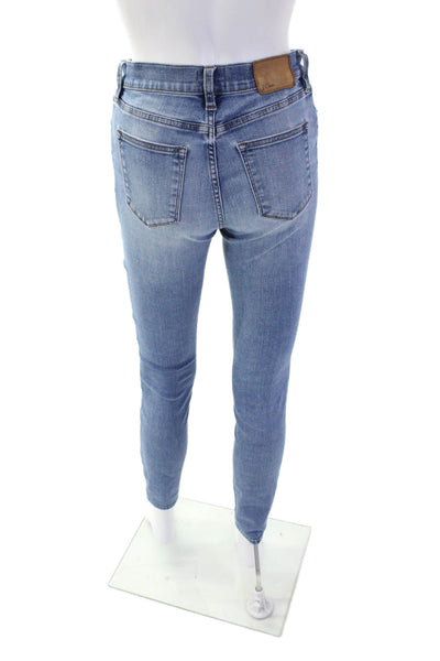 J Crew Womens Lookout High Rise Skinny Leg Jeans Blue Cotton Size 26