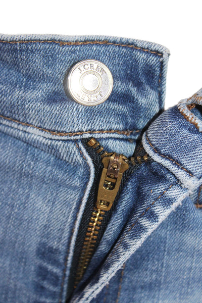 J Crew Womens Lookout High Rise Skinny Leg Jeans Blue Cotton Size 26