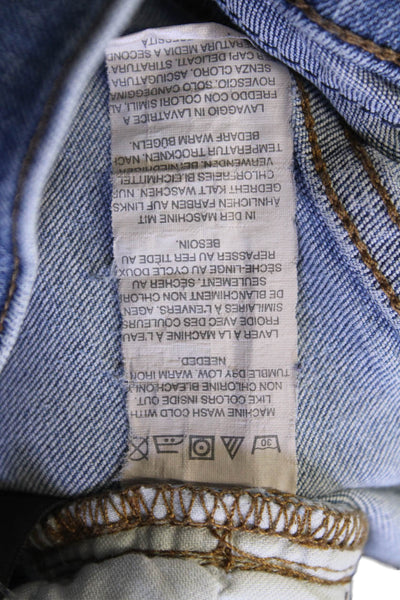 J Crew Womens Lookout High Rise Skinny Leg Jeans Blue Cotton Size 26