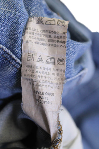 J Crew Womens Lookout High Rise Skinny Leg Jeans Blue Cotton Size 26