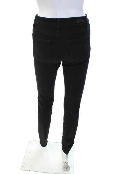 Paige Womens Cotton Blend Classic Skinny Fit Zip Fly Jeans Navy Blue Size 26