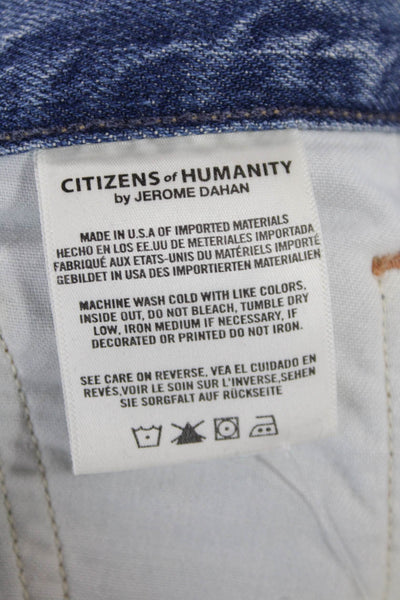 Citizens of Humanity Womens Cotton Five Pocketed Skinny Jeans Blue Size 26