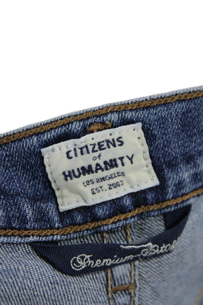 Citizens of Humanity Womens Cotton Five Pocket High Rise Jeans Blue Size 26