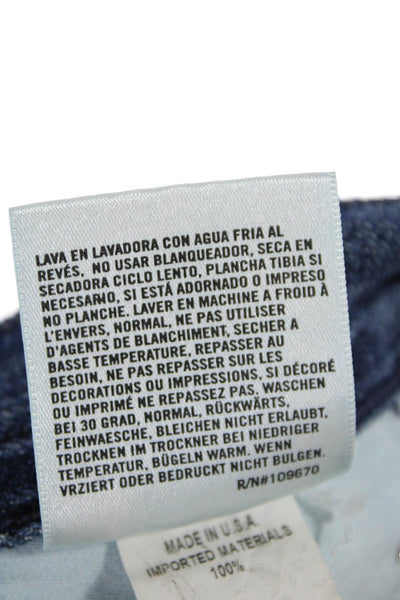 Citizens of Humanity Womens Cotton Pocketed Distressed Detail Jeans Blue Size 23