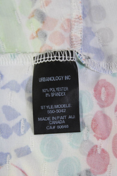 Pure Essence Womens Geometric Short Sleeve Mini T-Shirt Dress Multicolor Size S