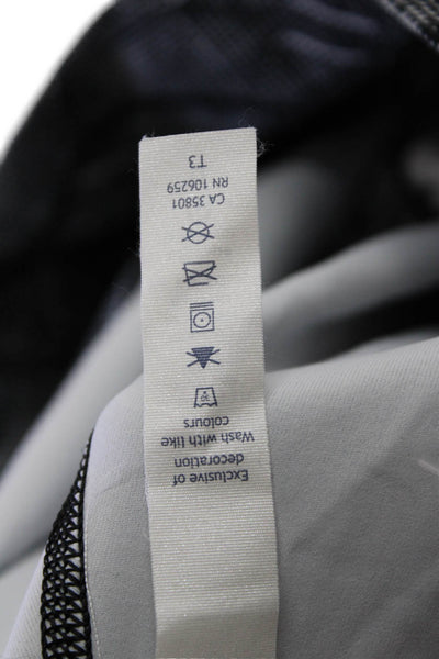 Lululemon Womens Geometric Print Pull On Athletic Leggings Black White Size 6