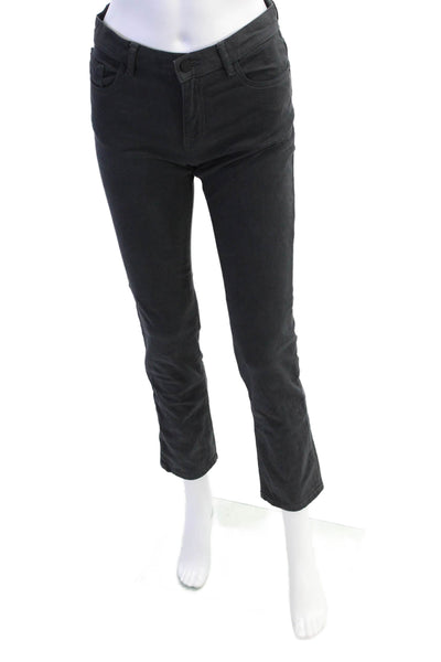 DL1961 Childrens Girls Hawke Skinny Leg Dab Jeans Gray Cotton Size 14