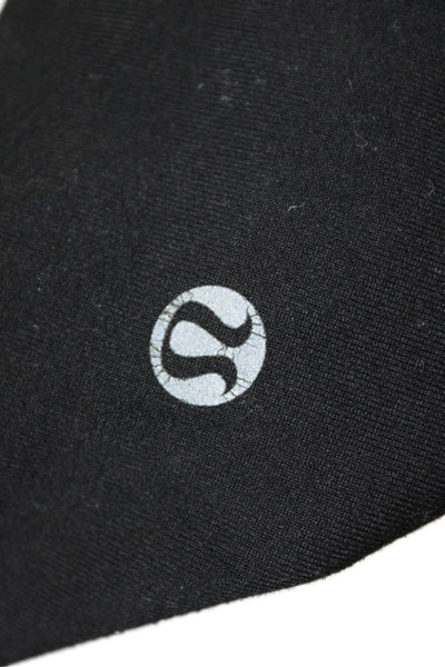 Lululemon Womens Pull On High Rise Athletic Leggings Black Size 4