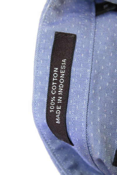Michael Kors Childrens Boys Button Down Dress Shirt Blue Cotton Size 14