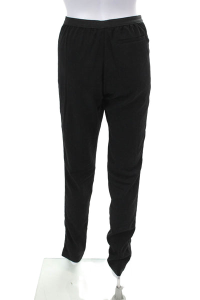 BCBGMAXAZRIA Womens Solid Elastic Waist Mid-Rise Skinny Pants Black Size S
