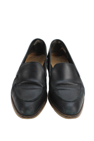 Everlane Womens Rounded Toe Slip On Lined Dress Oxford Shoes Black Size 08
