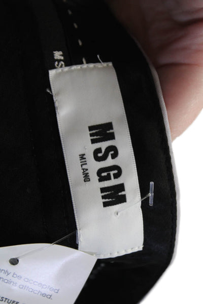 MSGM Womens Tailored Pleated Front Chino Zip Fly Casual Shorts Purple Size 42