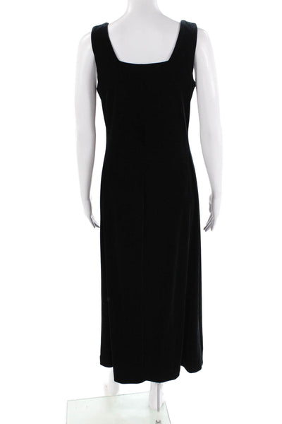 Arianna By Teresa Page Womens Velvet Square Neck Maxi Tank Dress Black Size M