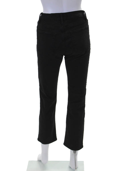 Frame Women's Five Pocket Straight Leg Denim Ankle Pants Black Size 27