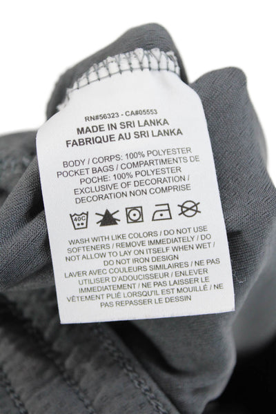 Nike Boys Textured Drawstring Adjustable Casual Shorts Gray Size XL