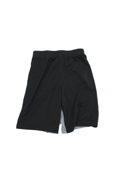 Nike Boys Textured Drawstring Adjustable Casual Shorts Black Size XL