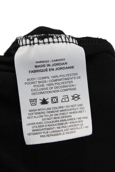 Nike Boys Textured Drawstring Adjustable Casual Shorts Black Size XL