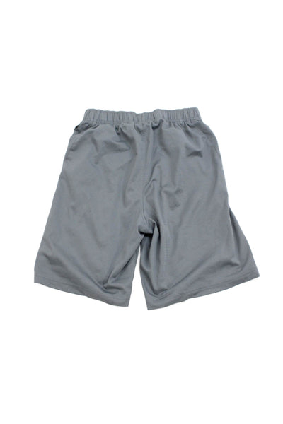 Nike Boys Textured Drawstring Adjustable Casual Shorts Gray Size XL