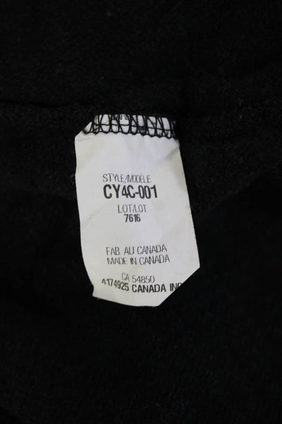 Twenty Women's Long Sleeves Round Neck Distress Sweater Black Size XS