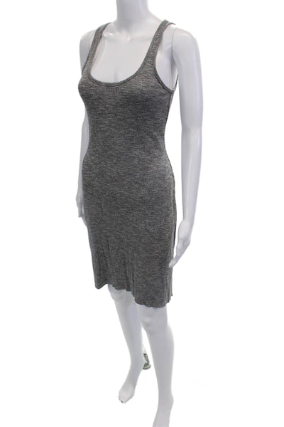 Rachel Rachel Roy Women's Scoop Neck Sleeveless Midi Dress Gray Size XS