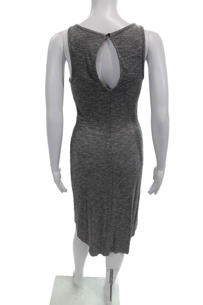 Rachel Rachel Roy Women's Scoop Neck Sleeveless Midi Dress Gray Size XS