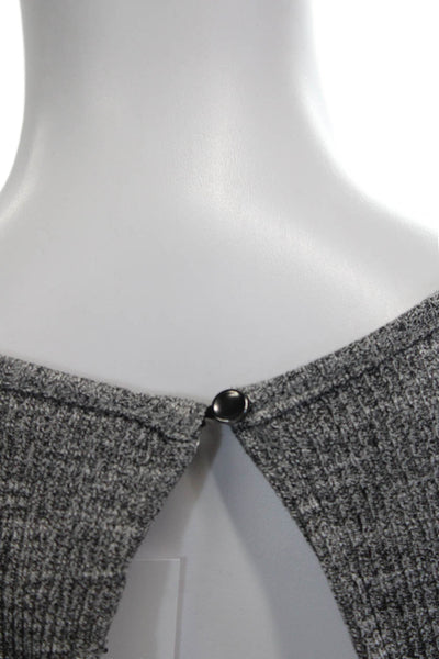Rachel Rachel Roy Women's Scoop Neck Sleeveless Midi Dress Gray Size XS