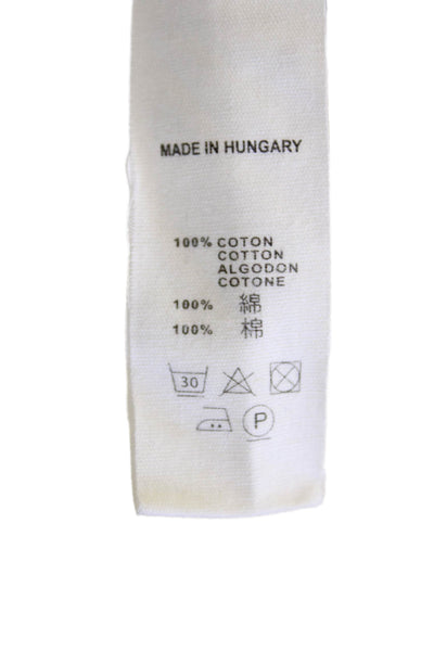 Bonpoint Girls Cotton Zippered A-Line Mini Lined Skirt White Size 6