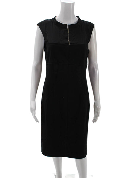 Philosophy di Alberta Ferretti Womens Sleeveless Pencil Dress Black Size 8