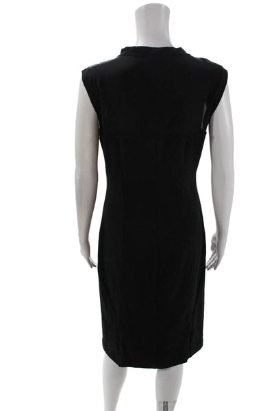 Philosophy di Alberta Ferretti Womens Sleeveless Pencil Dress Black Size 8
